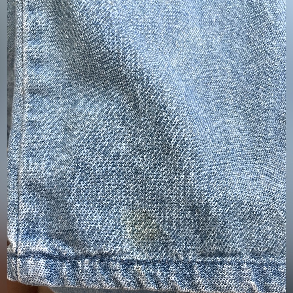 Vintage (80s) Alexandra Lee  Denim Romper With Rose Buttons 🌹 - Picture 14 of 17